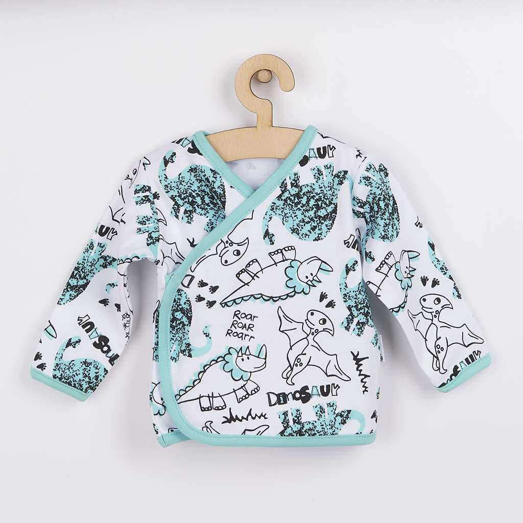 Dojčenská bavlněná košilka Nicol Dinosaur-62 (3-6m)