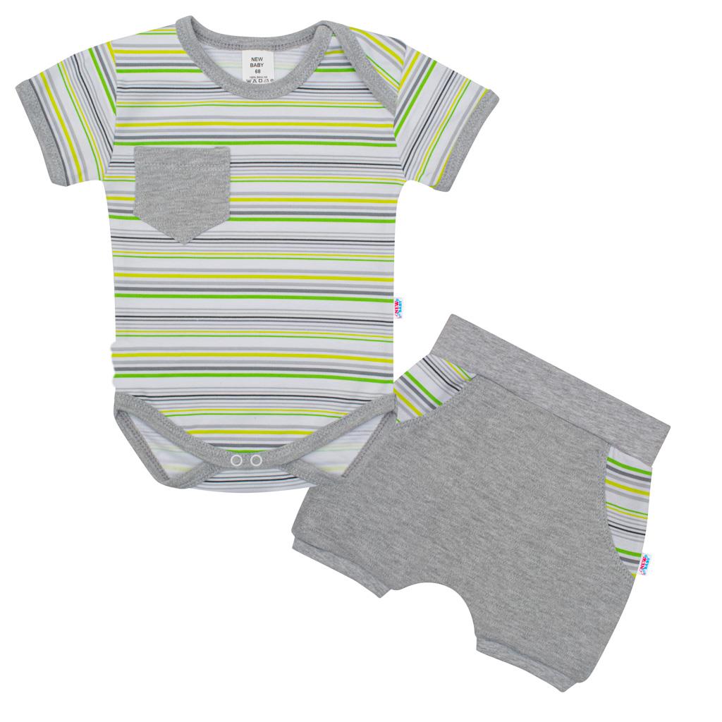 2-dielna letná bavlnená súprava New Baby Perfect Summer stripes