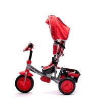 Detská trojkolka so svetlami Baby Mix Lux Trike modrá