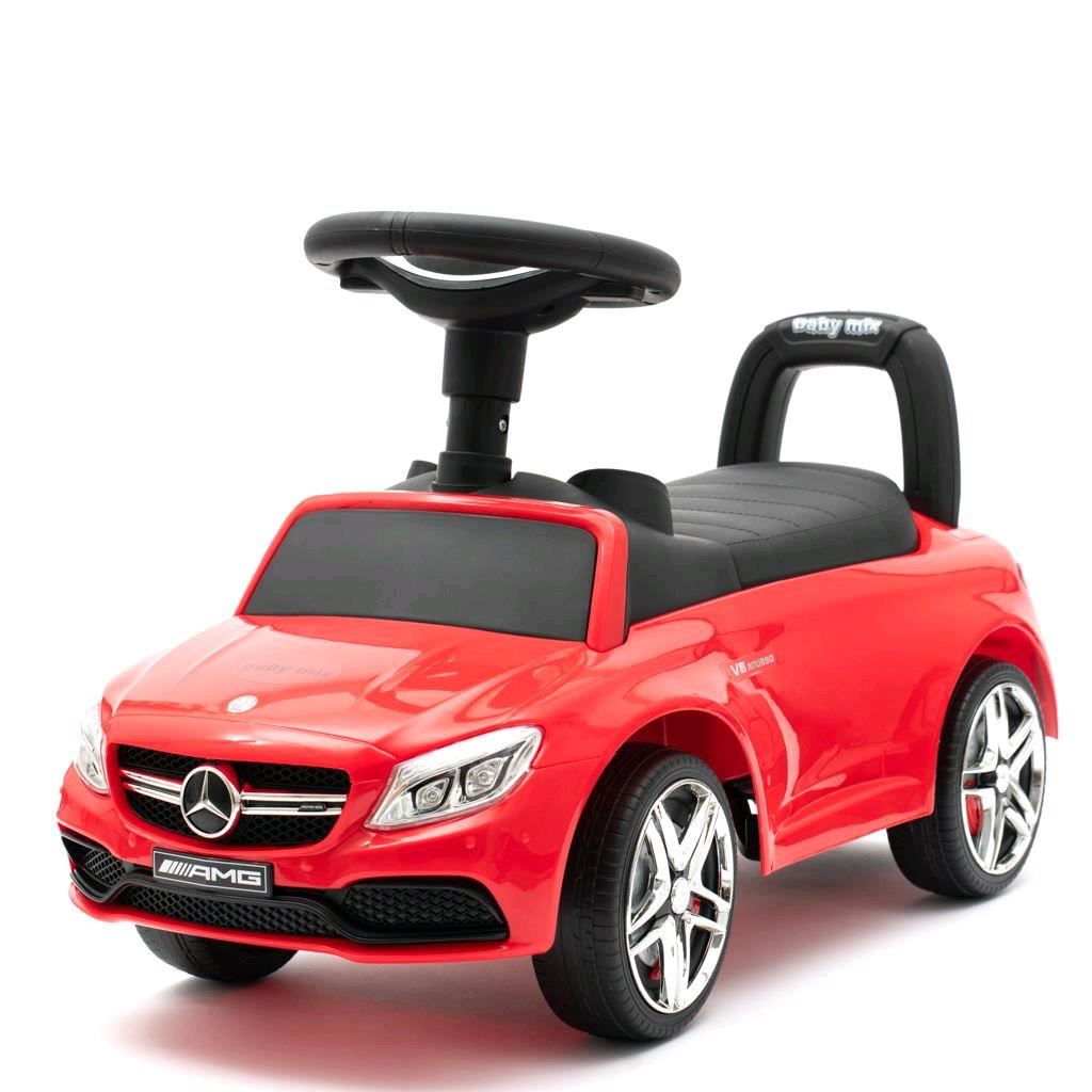 Detské odrážadlo Mercedes Benz AMG C63 Coupe Baby Mix červené, Červená