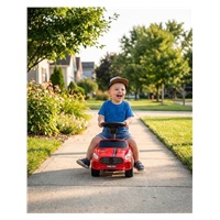 Detské odrážadlo so zvukom Baby Mix RACER červené