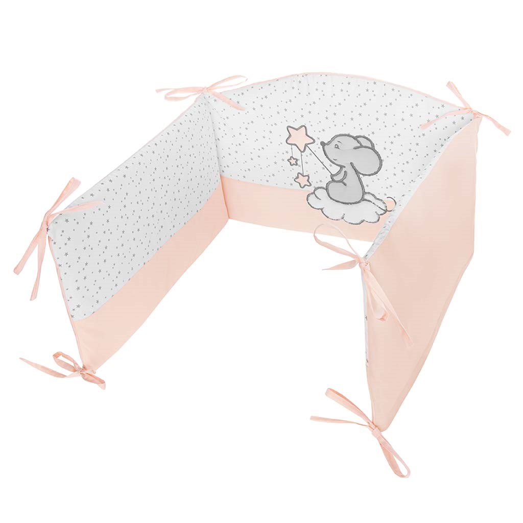 3-dielne posteľné obliečky Belisima Cute Mouse 90/120 ružové