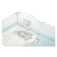 6-dielne posteľné obliečky Belisima Cute Mouse 100/135 tyrkysové