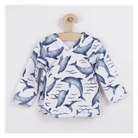 Dojčenská bavlněná košilka Nicol Dolphin