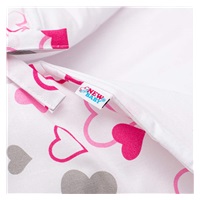Klasická šnurovacia zavinovačka New Baby JACKET ružové srdiečka