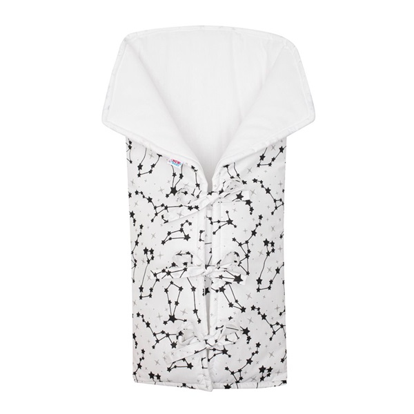 Klasická šnurovacia zavinovačka New Baby JACKET nebo biela