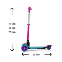 Detská kolobežka Milly Mally Scooter Micmax Blue