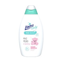 Detské umývacie mlieko a šampón Linteo Baby s nechtíkom lekárskym 425 ml VÝHODNÉ BALENIE