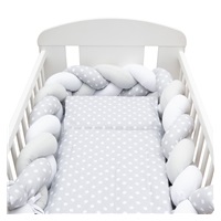 2-dielne posteľné obliečky New Baby 90/120 cm Bodka sivo-biele
