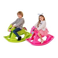 Hojdací koník plastový BAYO 92 cm mätový