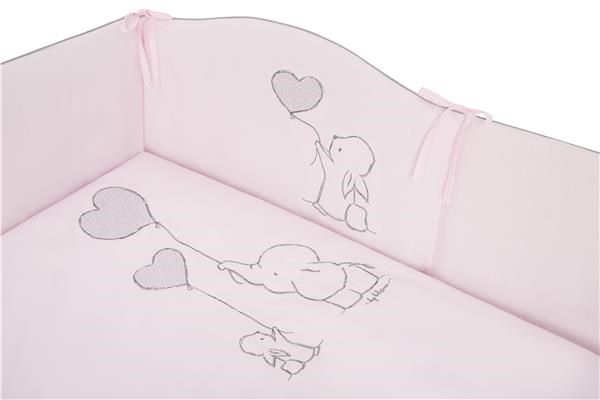 6-dielne posteľné obliečky Belisima Amigo 90/120 ružové