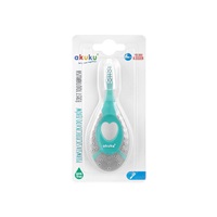 Prvá zubná kefka so silikónovým hryzátkom Akuku