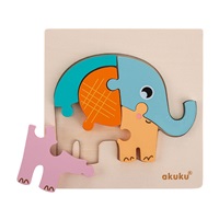 Detské vkladacie puzzle Akuku Sloník