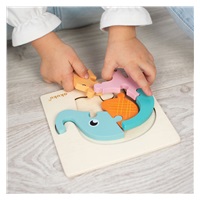 Detské vkladacie puzzle Akuku Sloník