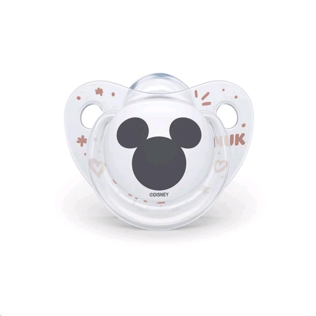 Cumlík Trendline NUK Disney Mickey Minnie 0-6m biely Box 0-6 m