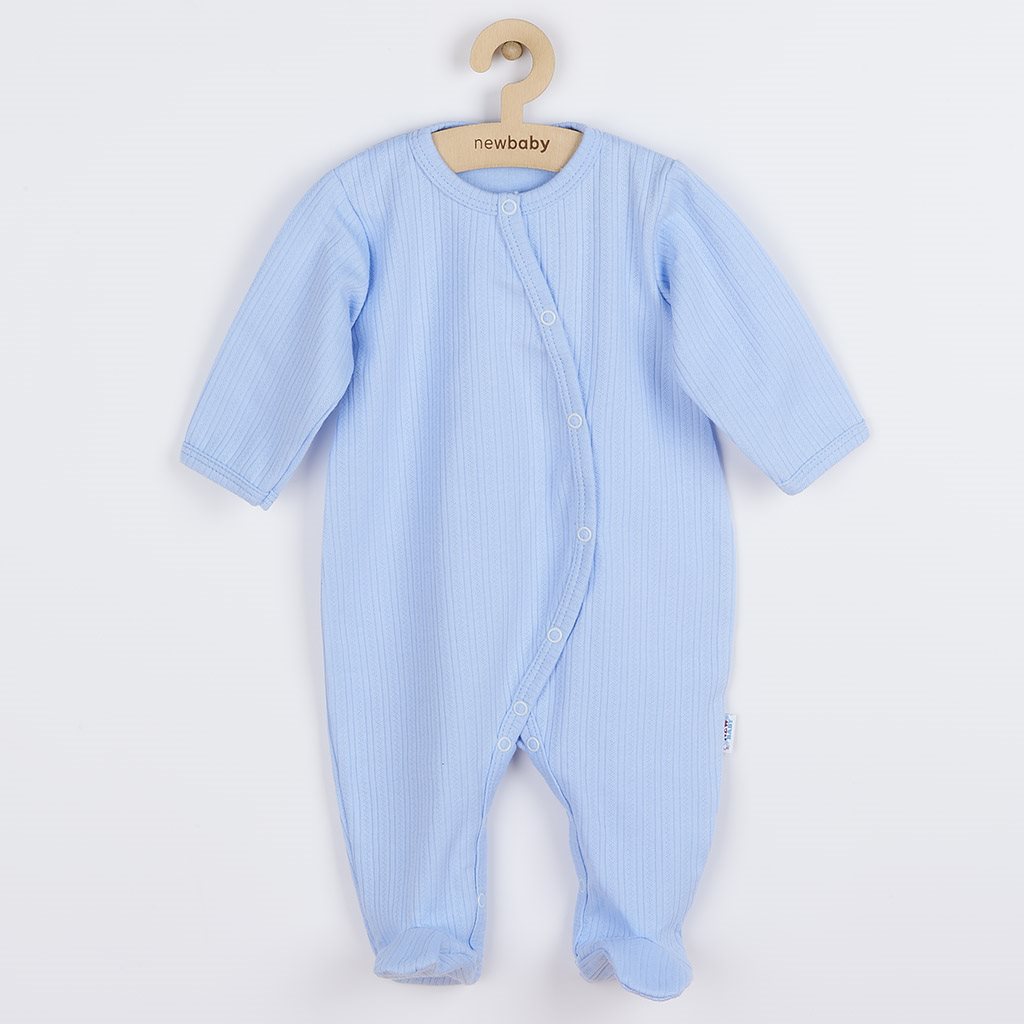 Dojčenský bavlnený overal Sweetie modrý 68