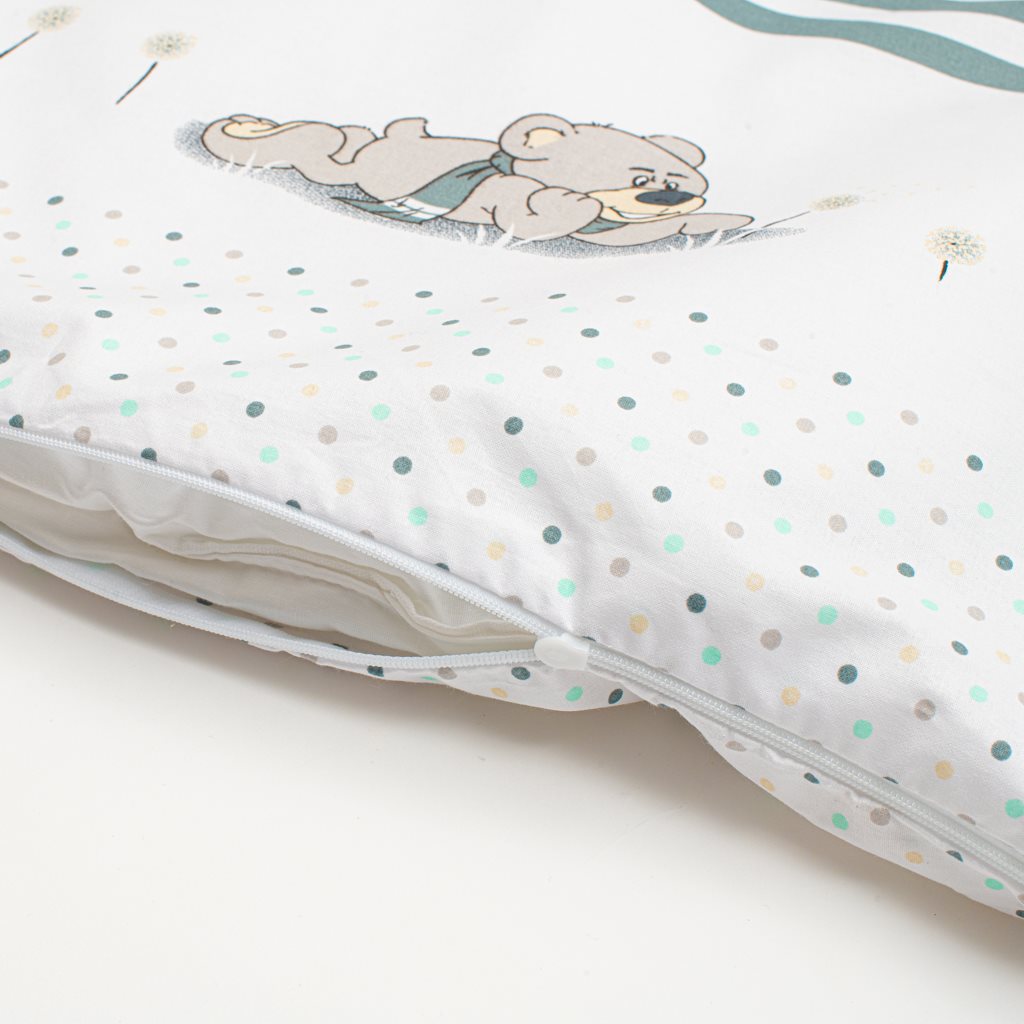 3-dielne posteľné obliečky New Baby 100/135 cm Snílek sivé