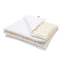 Detská deka z Minky s výplňou New Baby Harmony biela 70x100 cm