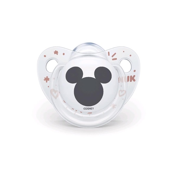 Cumlík Trendline NUK Disney Mickey Minnie 6-18m biely Box