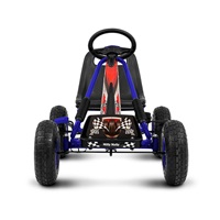 Detská šliapacia motokára Go-kart Milly Mally Thor modrá