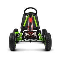 Detská šliapacia motokára Go-kart Milly Mally Thor zelená