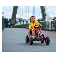 Detská šliapacia motokára Go-kart Milly Mally Thor zelená
