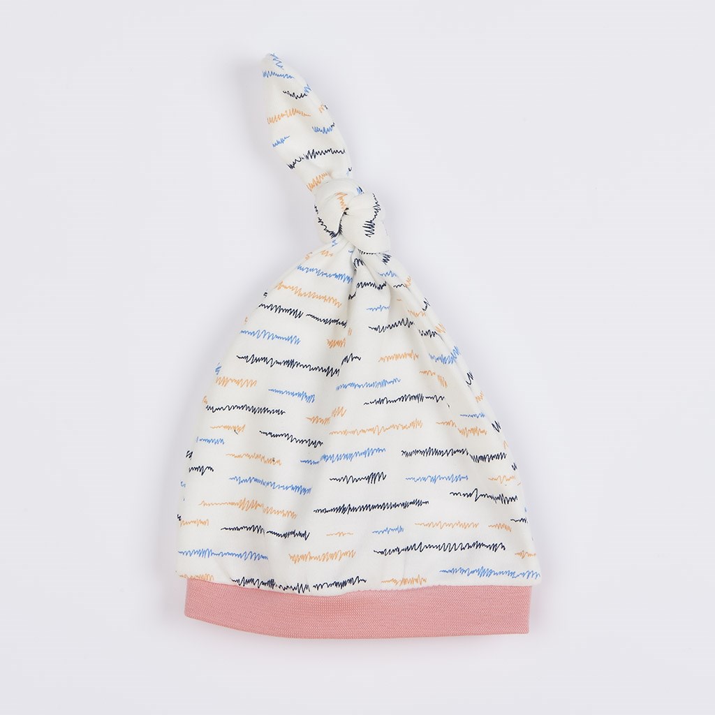 Dojčenská bavlnená čiapočka New Baby Summertime dievča