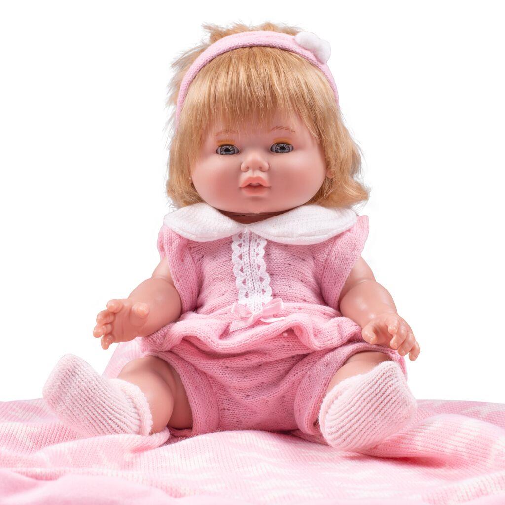 Luxusná detská bábika-bábätko Berbesa Amalia 35cm (poškodený obal)