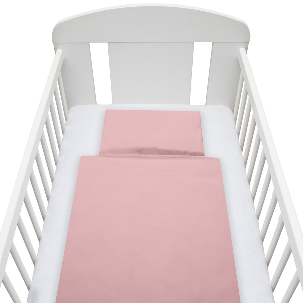 2-dielne posteľné obliečky New Baby Dominika 90/120 cm ružové, Ružová