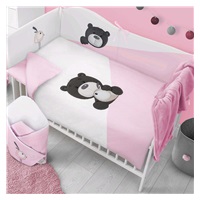 5-dielne posteľné obliečky Belisima LILO & LU 90/120 ružová