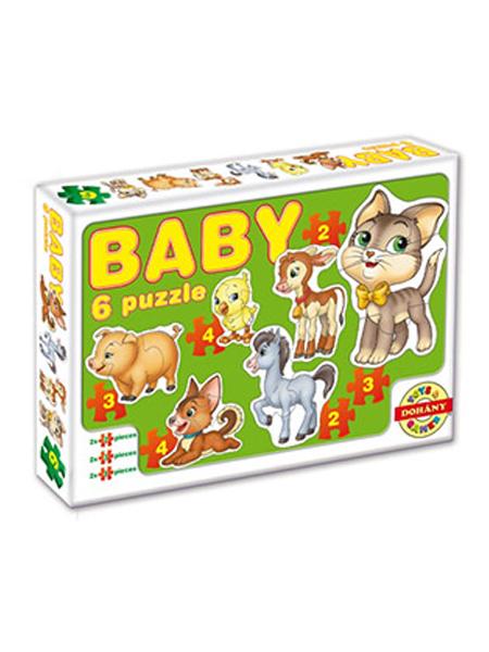 Detské Baby puzzle Zelená