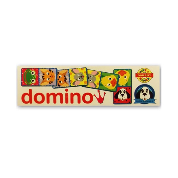 Detské domino Domáce zvieratka