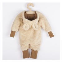 Luxusný detský zimný overal New Baby Teddy bear béžový
