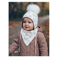 Jesenná dievčenská čiapočka so šatkou na krk New Baby Spesial One