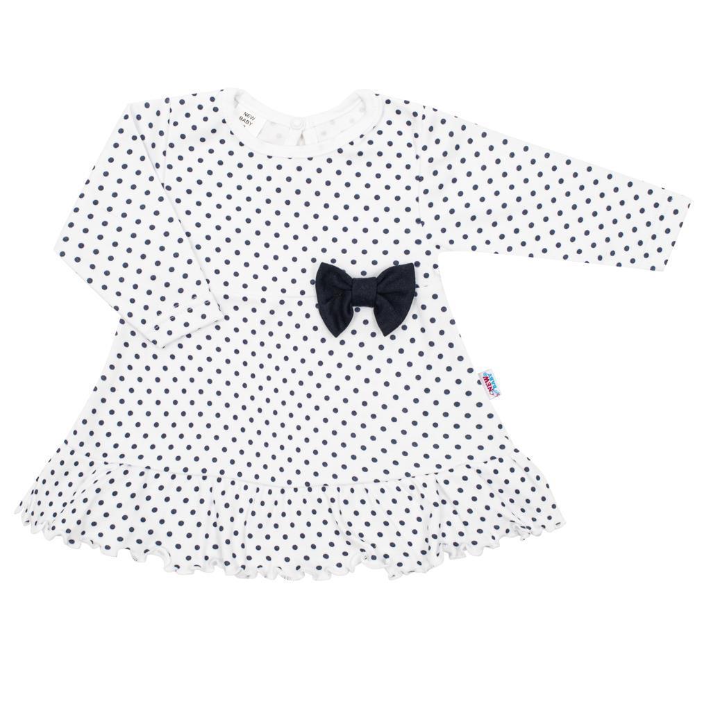 Dojčenské bavlnené šatôčky s čelenkou New Baby Teresa-80 (9-12m)
