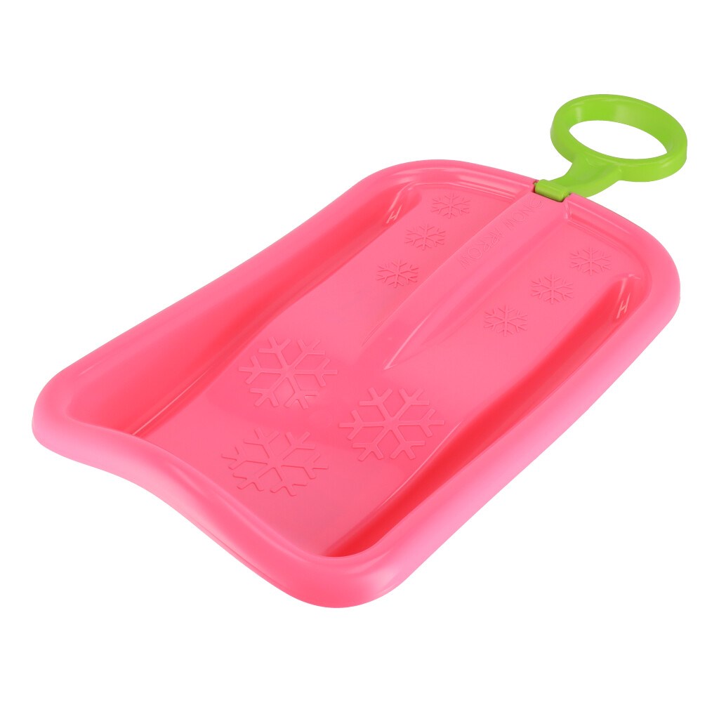 Sánkovací klzák s pohyblivou rukoväťou Baby Mix SNOW ARROW 74 cm ružový