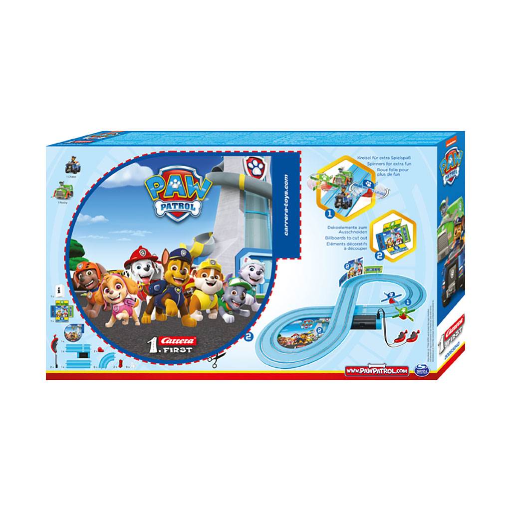 Autodráha Carrera FIRST Paw Patrol Ready for Action 2,4m, Multicolor
