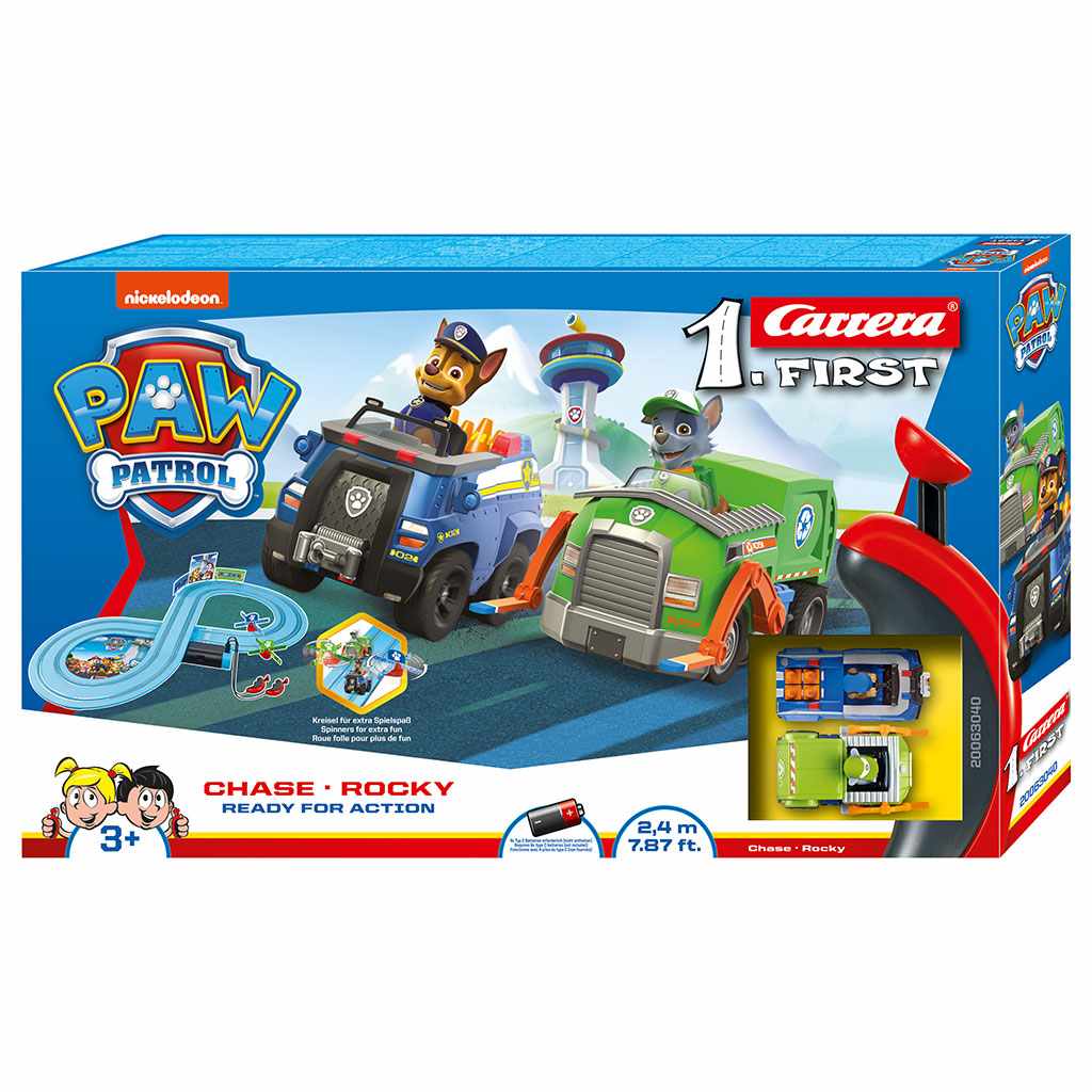 Autodráha Carrera FIRST Paw Patrol Ready for Action 2,4m, Multicolor