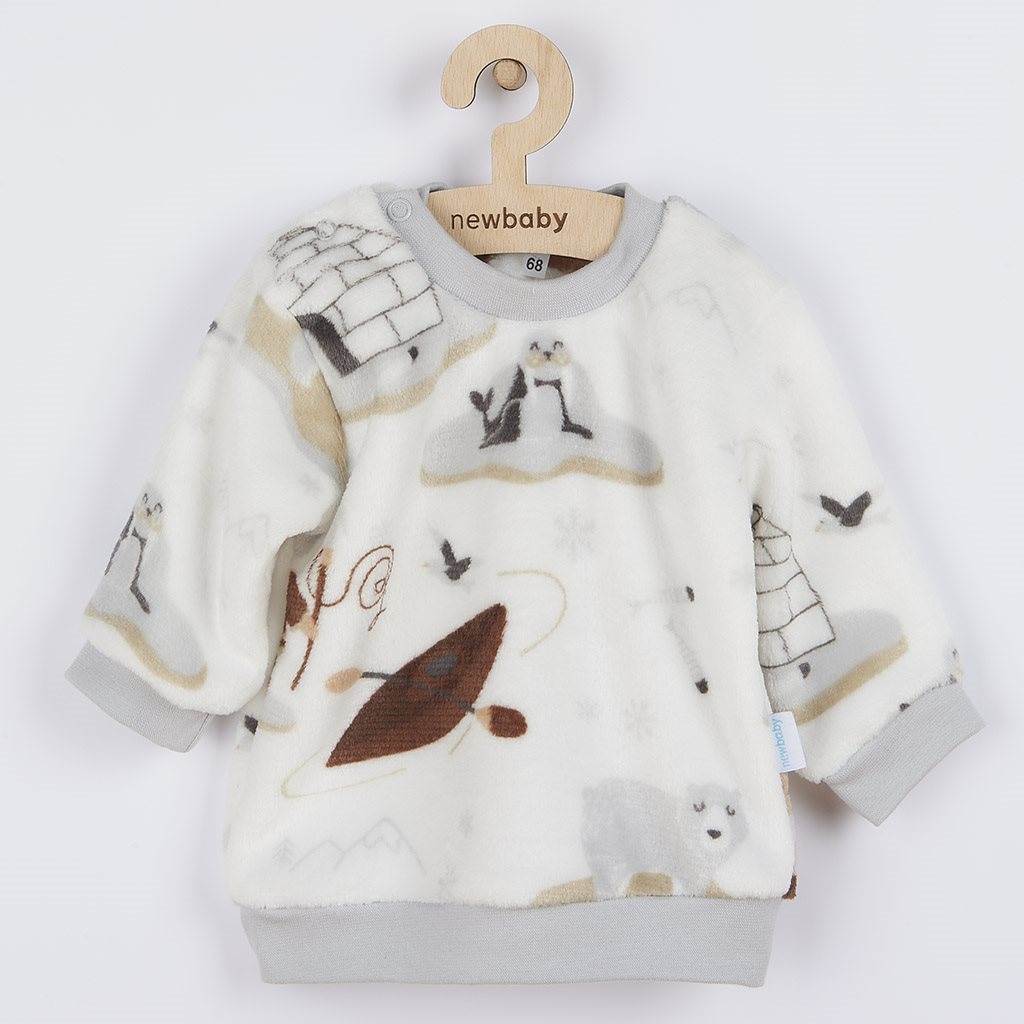 Dojčenská Wellsoft mikinka New Baby Eskimo