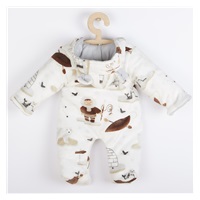 Dojčenský Wellsoft zimný overal New Baby Eskimo
