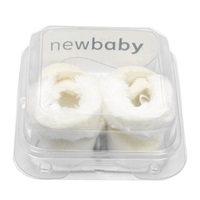 Dojčenské zimné semiškové capačky New Baby 0-3 m béžové