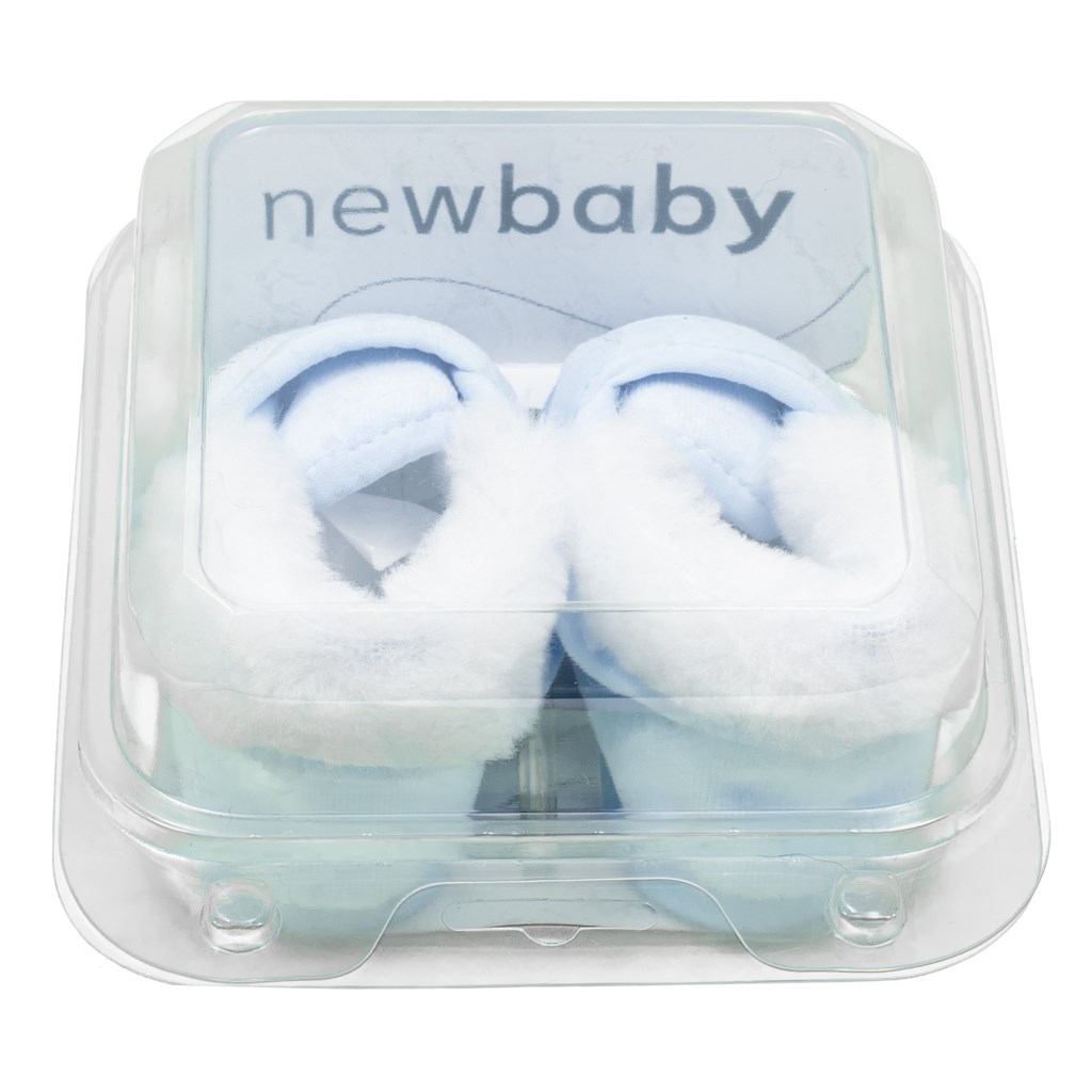 Dojčenské zimné capačky New Baby modré 0-3 m