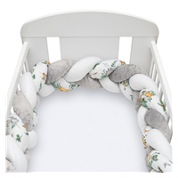 Ochranný mantinel do postieľky vrkoč New Baby Minka a Zvieratká