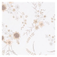 Klasická šnurovacia zavinovačka New Baby Kvety biela