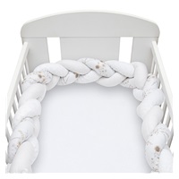 Ochranný mantinel do postieľky vrkoč New Baby Minka a Kvety