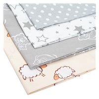Obliečka na dojčiaci vankúš v tvare C New Baby XL Sloníky bielo-sivá