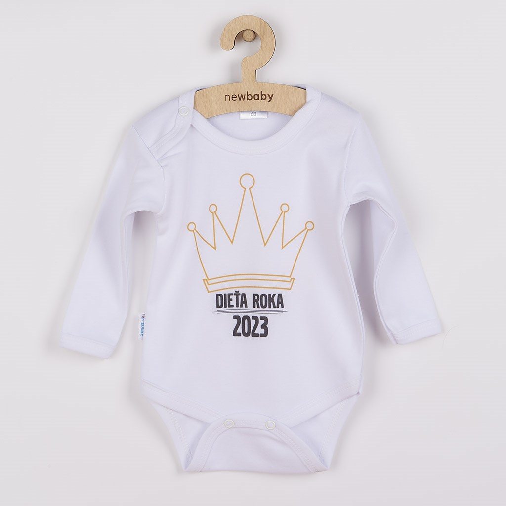 Body s potlačou New Baby Dieťa roka 2023-74 (6-9m)
