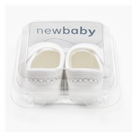 Dojčenské capačky New Baby biela 3-6 m