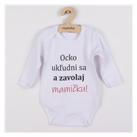 Body s potlačou New Baby a zavolaj MAMIČKU! - darčekové balenie