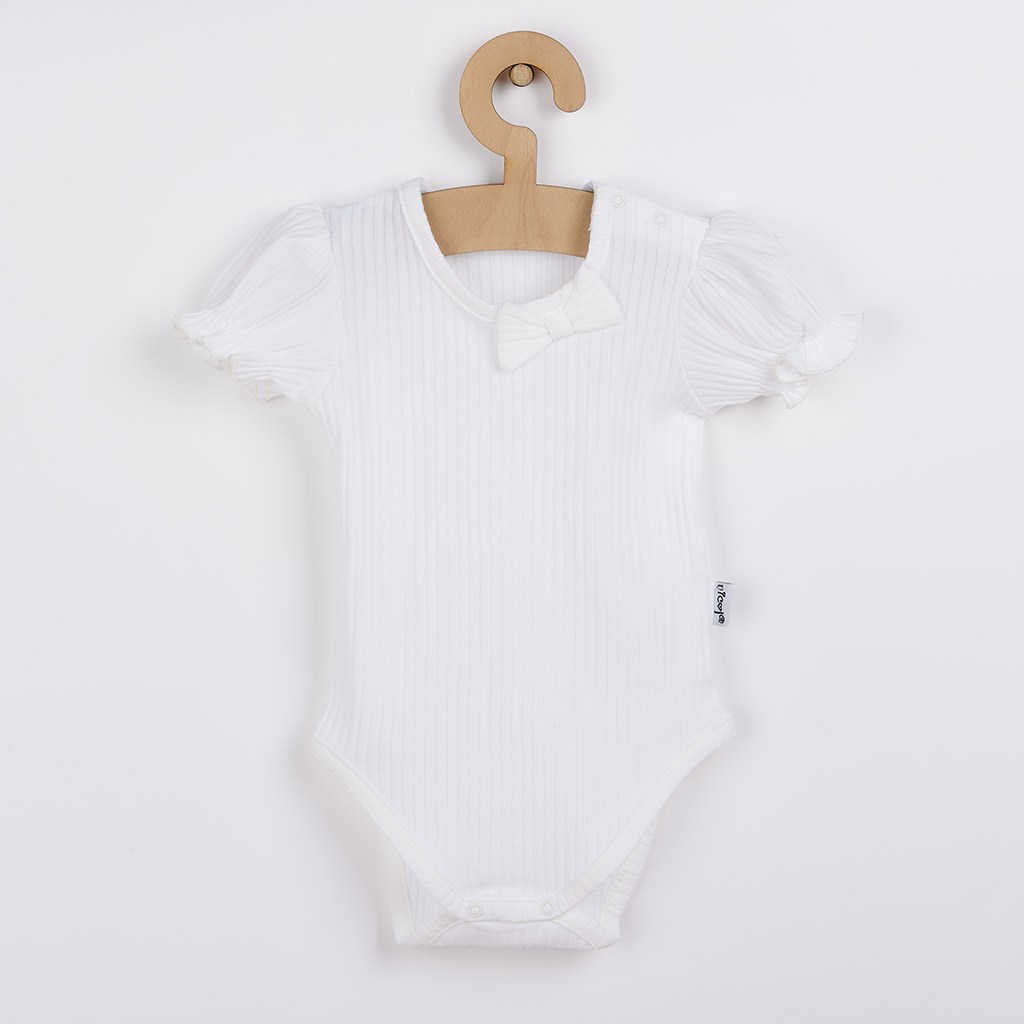 Dojčenské bavlnené body s krátkym rukávom Lea 68